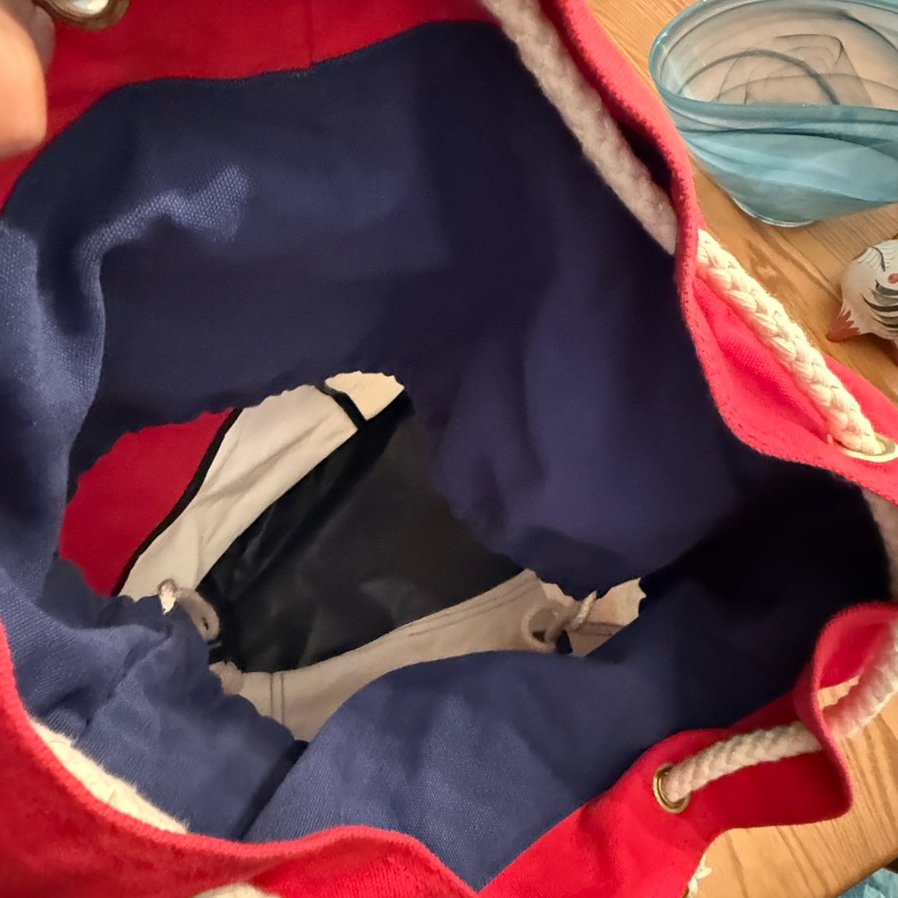 Disney Cruise Line Red, Blue, and White Duffle Bag - Picture 8 of 15